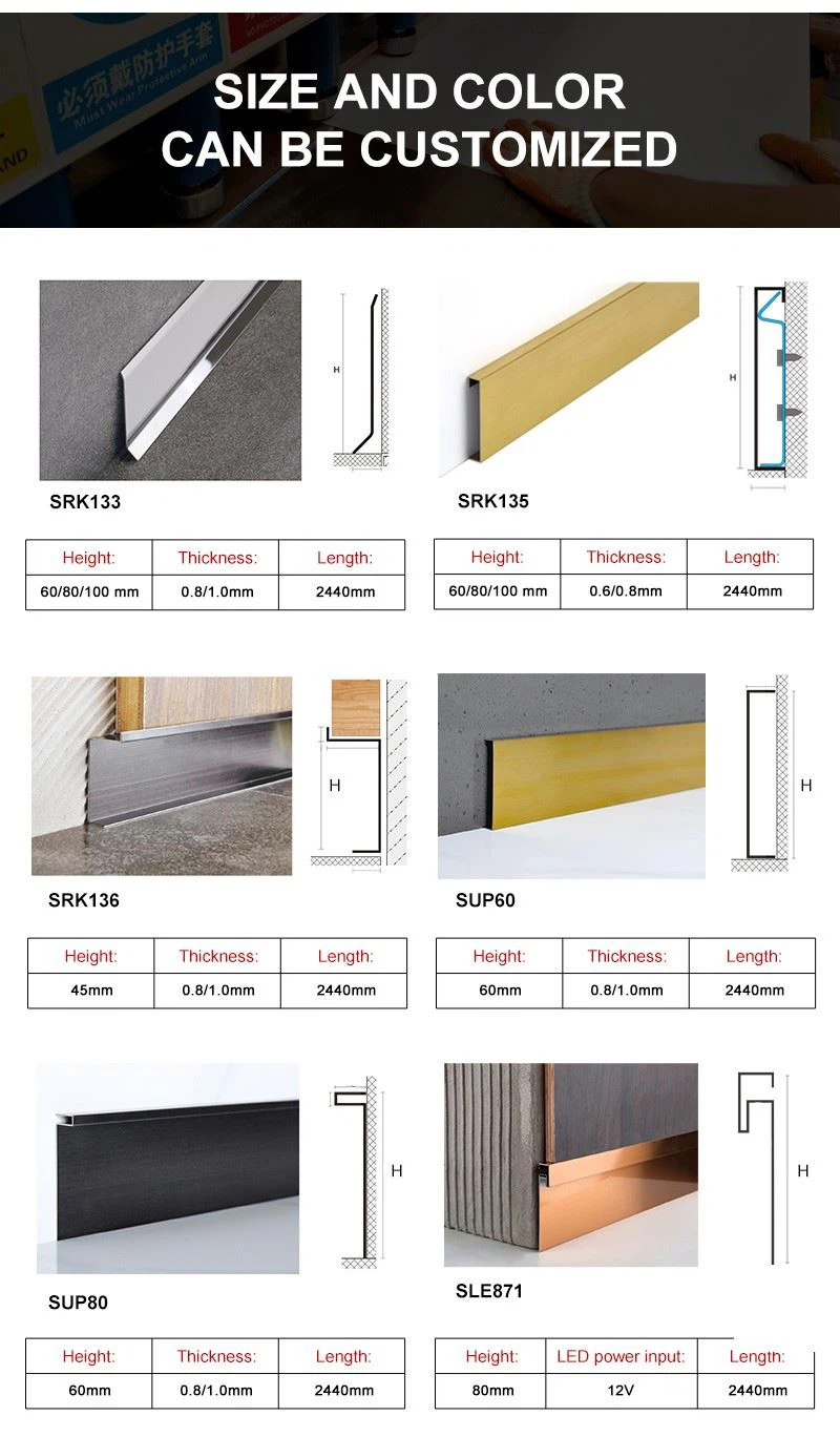 skirting in flooring